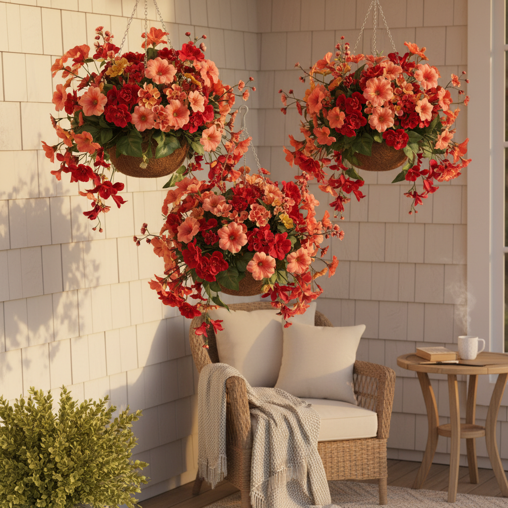 Artificial Outdoor Flowers UV Resistant Hanging 101: Everything the Beginner Gardener Should Know Before Their First Purchase