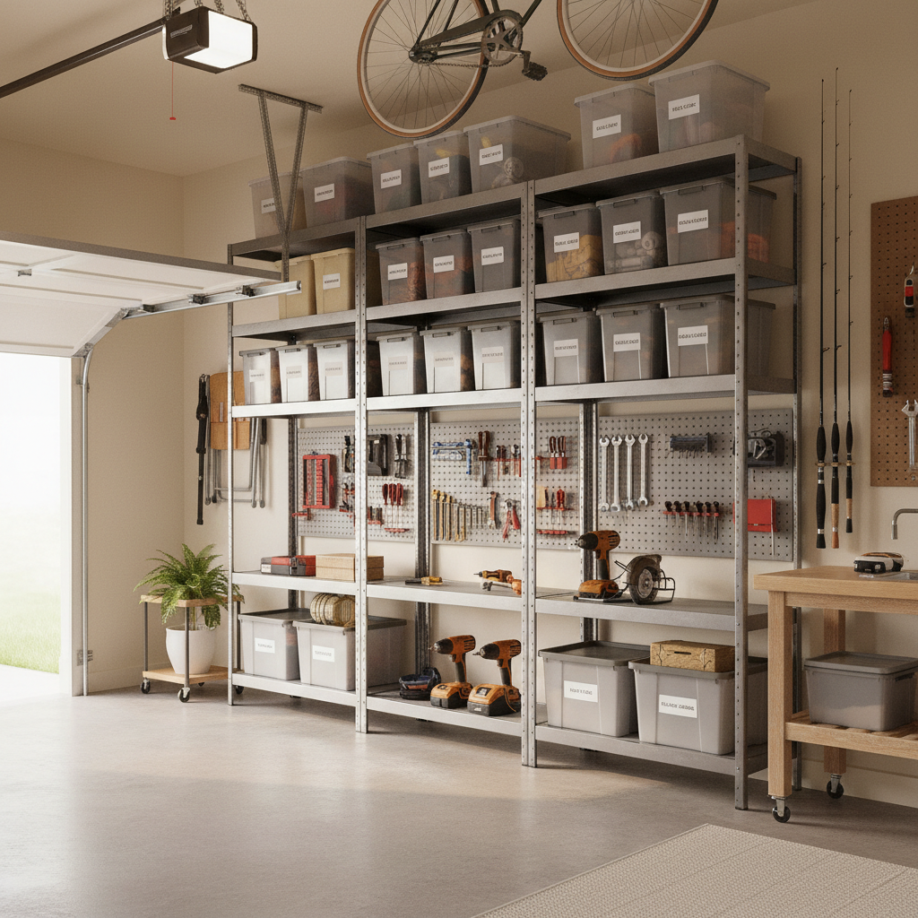 Garage Shelving Units Heavy Duty Organization on a Budget: How to Get a Clean, Clutter-Free Garage Without Spending a Fortune