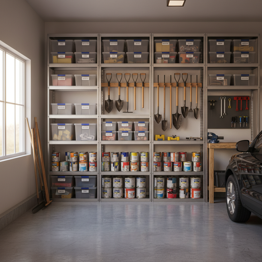 Splitting Garage Shelving by Job: When Everyday Storage and Heavy-Duty Use Need Different Design Specs