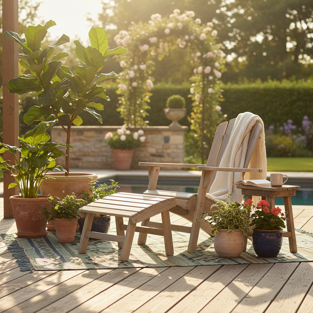 Wobbly Foot Rests Ruining Your Porch Evenings in a Folding Adirondack Ottoman Set Patio Setup: Fix the Stability Problem, Skip the Replacement