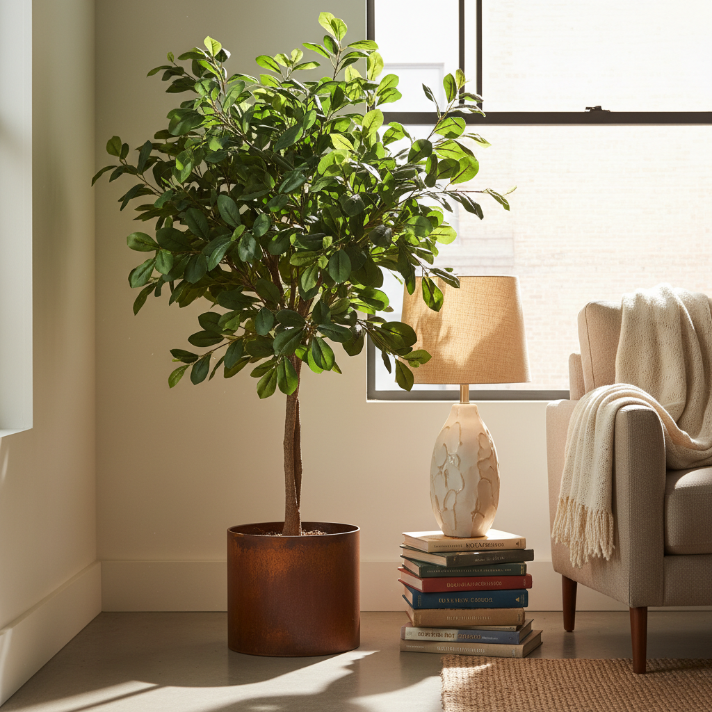 Artificial Silk Plants Indoor Home Styling on Paper, Lifelike Results in Every Room: Reading Greenery Specs