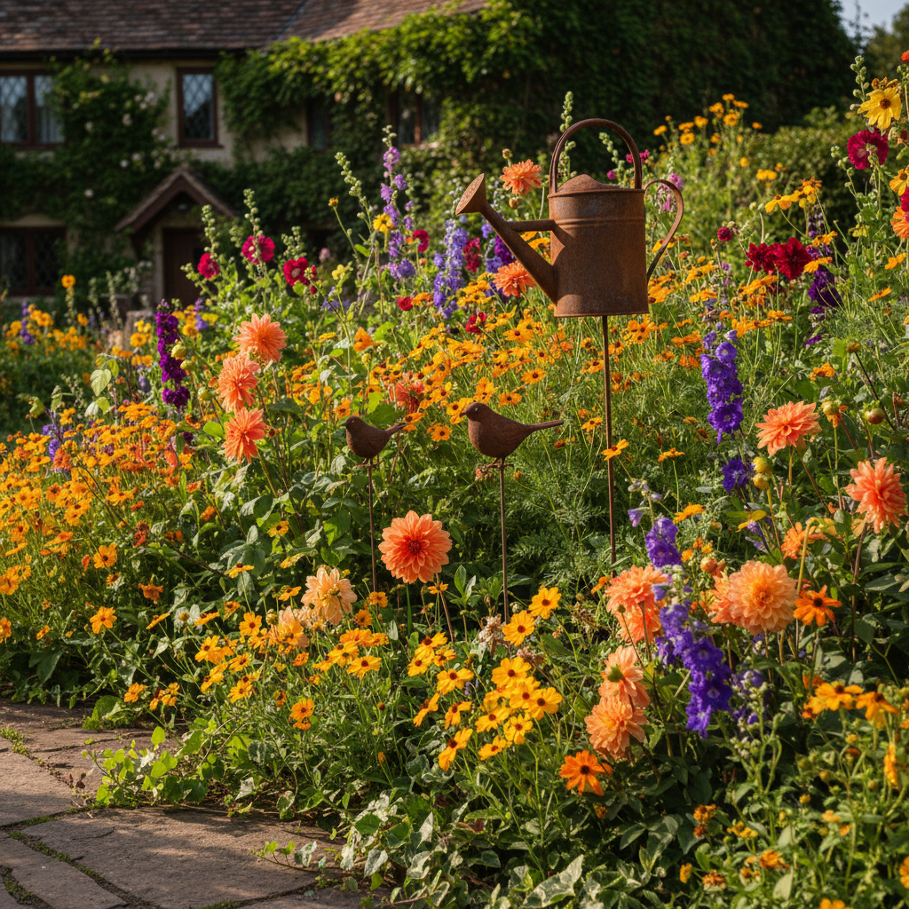 Planting the Same Old Flags Works for Basic Borders, Not Decorative Garden Stakes: What Beginners Unlearn First