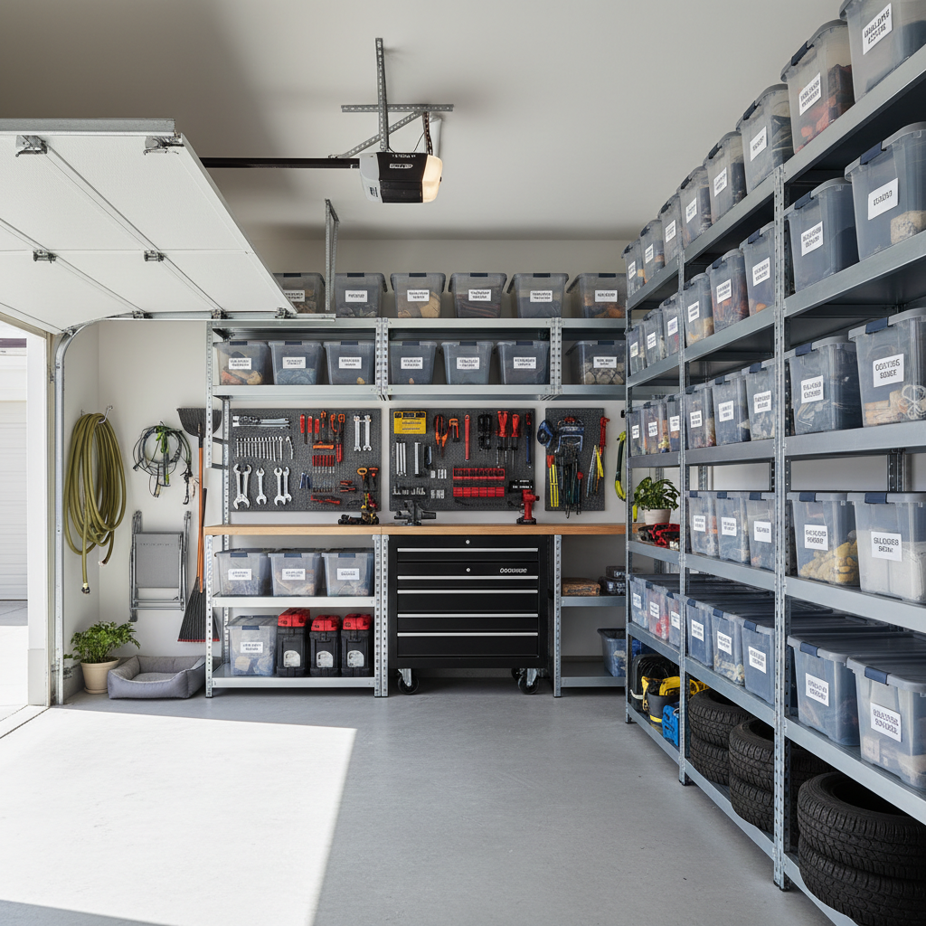 Smart Practitioners Spend on Load Capacity and Skip Fancy Extras in Heavy Duty Garage Storage Shelves Organization