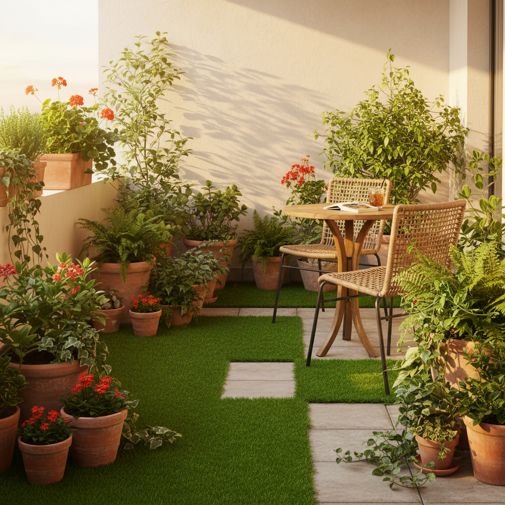 Matching UV Resistant Artificial Grass to Your Outdoor Decor: A Practical Durability and Style Guide for Balconies, Patios, and Small Garden Spaces