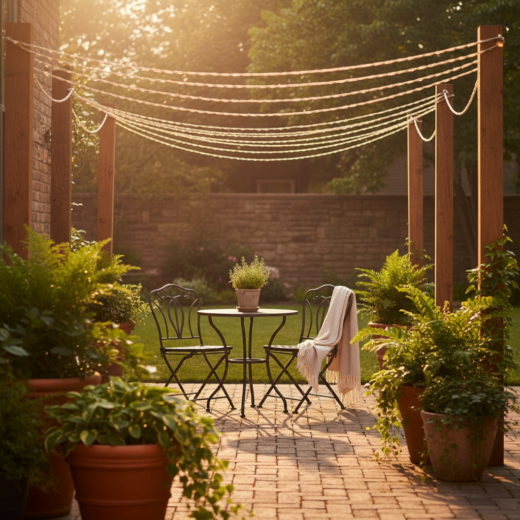 Splitting Outdoor Patio Lighting by Job: When Casual Evenings and Lively Gatherings Need Different Solar Rope Lights
