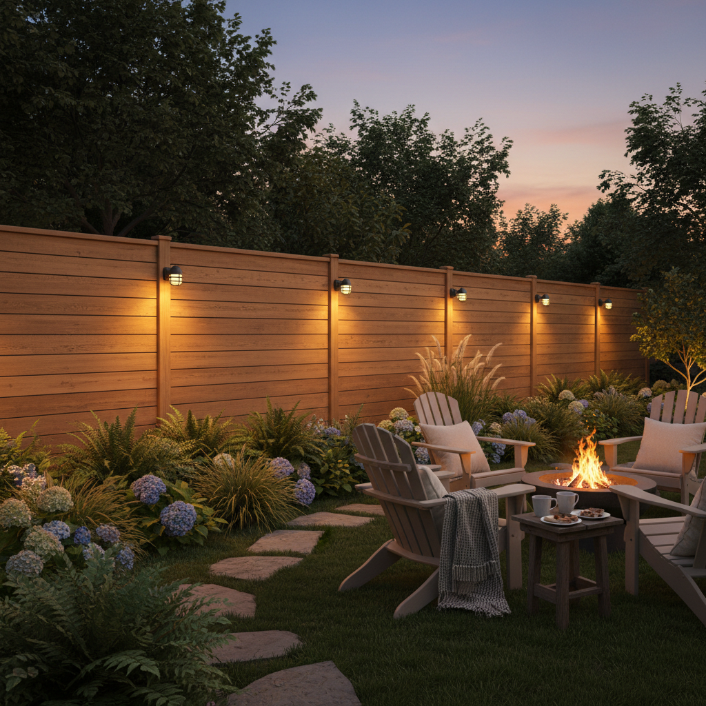 Small Space, Big Glow: How to Use Solar Wall Lights on an Outdoor Fence