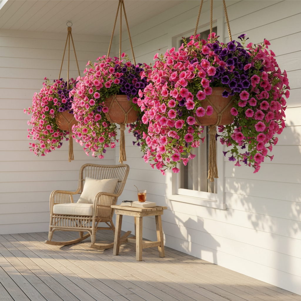 Why Your Porch Hanging Baskets Keep Drying Out — and What Self Watering Hanging Planters Actually Fix
