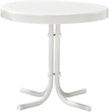 Crosley Furniture Griffith Weather Resistant Retro Metal Outdoor Side Table by CrosleyFurniture