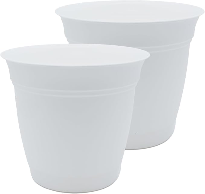 The HC Companies 16 Inch Eclipse Round Planter Pots by TheHCCompanies