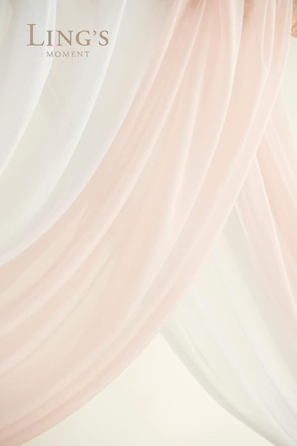 Artificial Flowers Wedding Arch Kit, Blush & Cream Foam and Silk, Set of 4