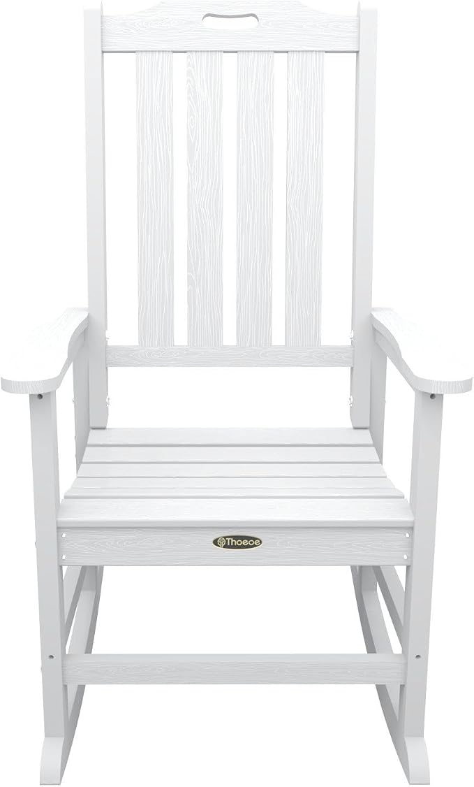 Oversized Rocking Chair Set of 2, Outdoor Rocking Chair - Image 4