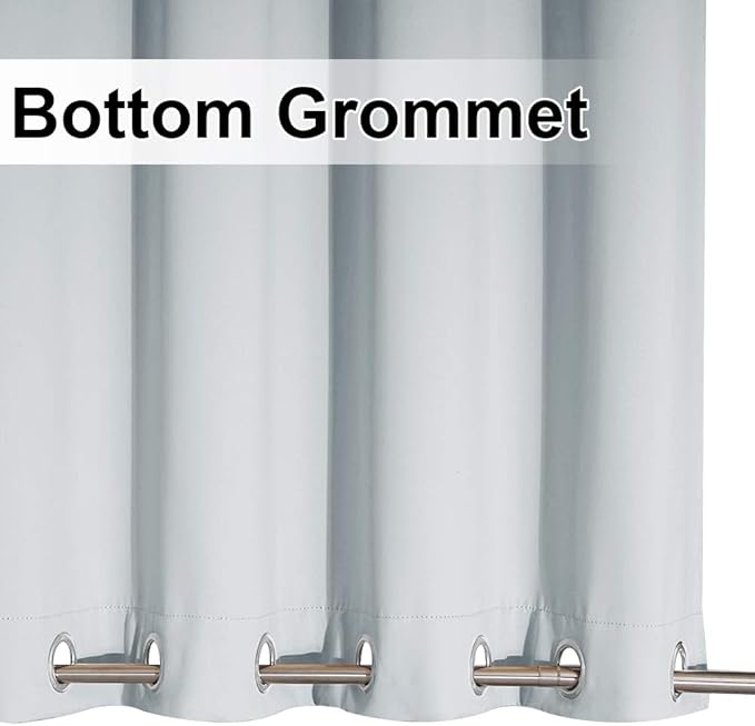 NICETOWN Outdoor Curtains for Patio Waterproof Grommet Top & Bottom, Windproof - Image 5