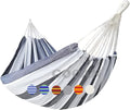 Brazilian Double Hammock 2 Person Extra Large Canvas Cotton Hammock by GOCAN