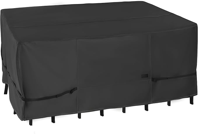 NettyPro Patio Table Cover Rectangular 88 x 60 Inch, Waterproof Outdoor by NettyPro