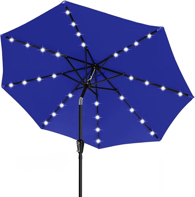 ABCCANOPY 10FT Durable Solar Led Patio Umbrellas by ABCCANOPY
