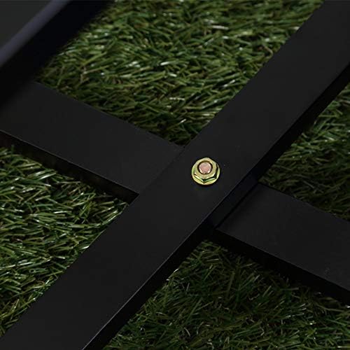 Small Side Table Square Folding, Patio Foldable Wooden End Tables - Image 4