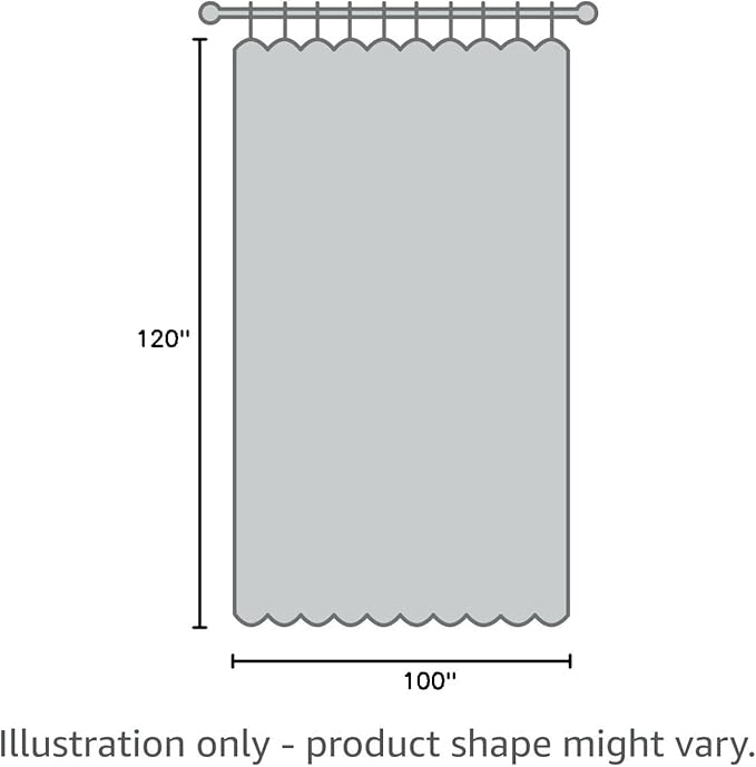 NICETOWN Outdoor Curtain for Patio Waterproof Extra Long 120" L, Fixed - Image 8