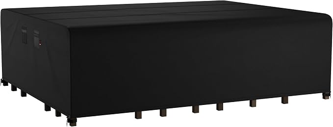 iBirdie Outdoor Patio Furniture Set Covers 126 x 63 inch Waterproof - Image 9