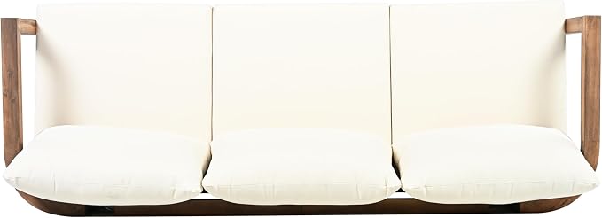 Christopher Knight Home Havets 74.75"W Outdoor 3 Seater Sofa, Acacia Wood Bench - Image 8