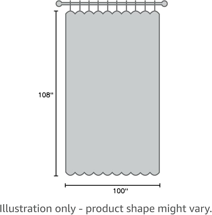 NICETOWN Outdoor Curtain for Patio Waterproof 108" Length, Windproof Thermal - Image 8