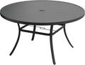 VICLLAX 53" Outdoor Round Patio Table by HOME