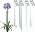 36 Inch 12 Packs Plant Support Stakes, Garden Single stemmed Plant Support Hoops by ThealynGardens