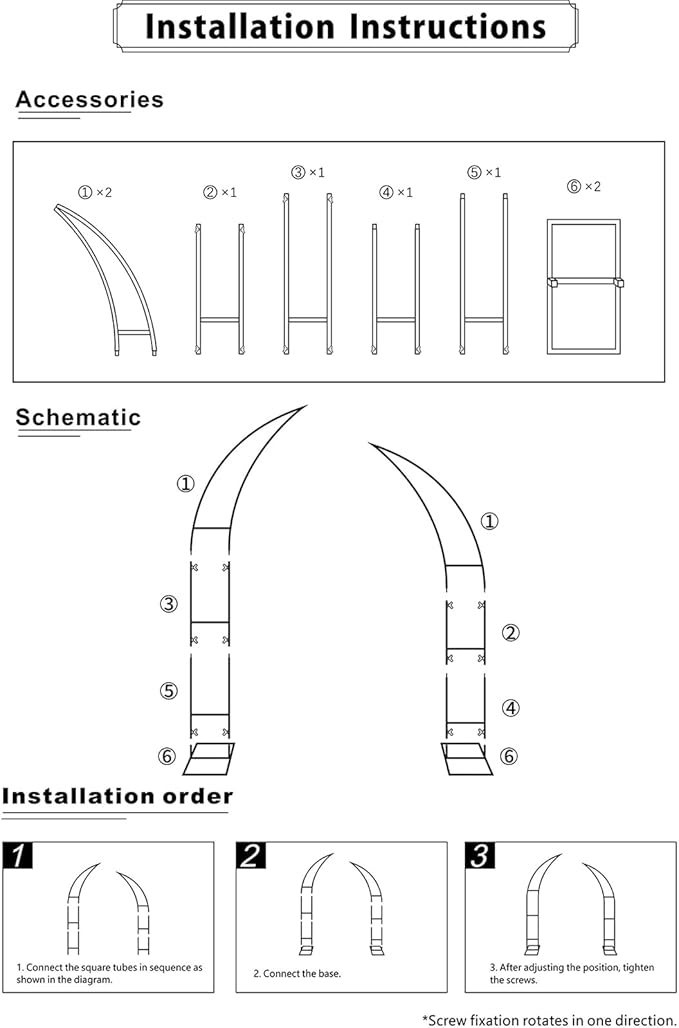 Arbors Metal Wedding Arch Set of 2 White Powder-Coated Backdrop Stands
