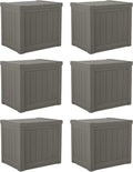 Suncast SS500ST 22 Gallon Small Resin Outdoor Patio Storage Deck Box by Suncast