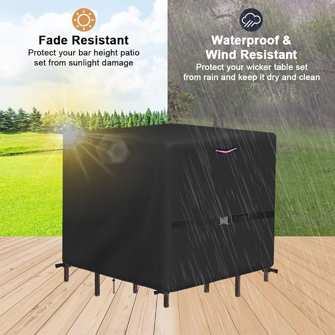 Outdoor Furniture Set Cover, Waterproof Patio Table Covers - Image 4