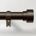 Curtain Rods for Windows 28 to 48, 1 Inch Adjustable Heavy Duty Long Window by TimeForest