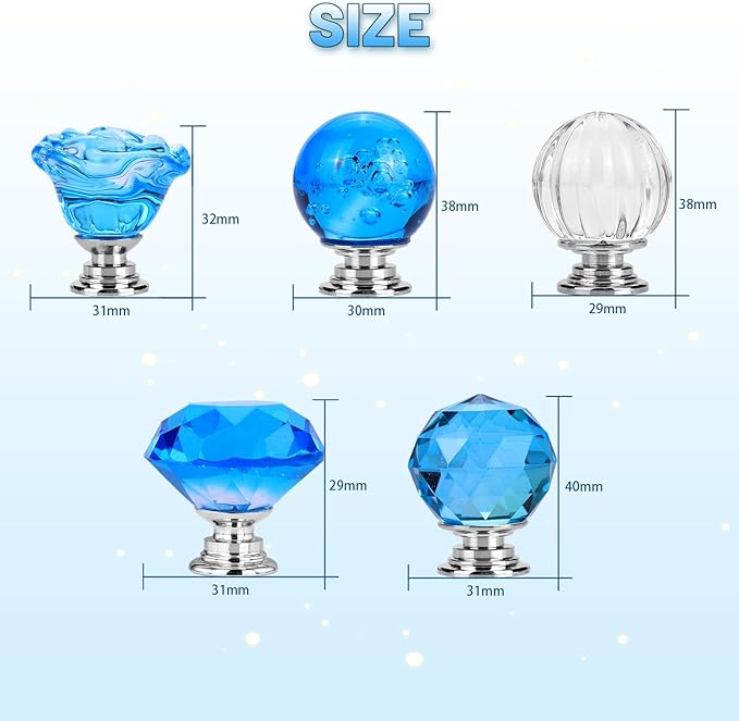 Decorative Garden Stakes DIY Kit, 158 Pieces, Crystal Globe Top
