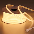 AC 110V COB LED Strip Lights Outdoor Waterproof 65.6ft, 3000K Warm White Super by BENLUN