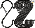 8 Pack S Hooks for Hanging, 3.5 inch Heavy Duty Metal S Hooks by Waitkey