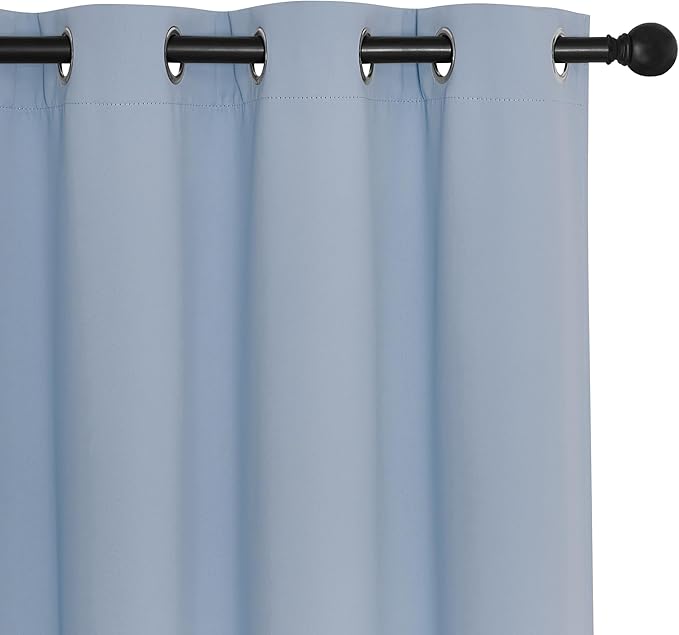 NICETOWN Door Curtain for Closet Doors 80 Inches Long 1 Panel, Room Divider - Image 7