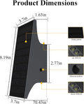 Solar Wall Lights Outdoor, 3000K 700LM Up and Down Glow, IP65 Waterproof