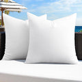 MIULEE Pack of 2 28x28 Outdoor Pillow Inserts, Outdoor Throw Pillows by MIULEE