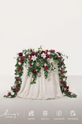 Artificial Flowers Garland, 9 FT Silk Eucalyptus Vine for Wedding Tables