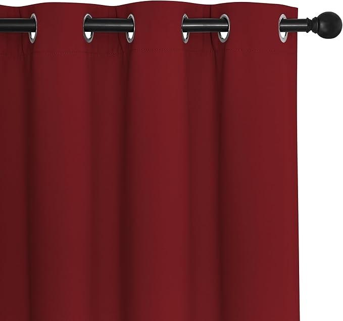 NICETOWN Room Divider Curtain 132 Inches Long, Wide Blackout Sliding Door - Image 7