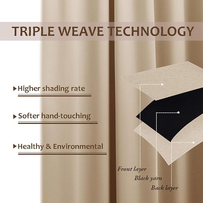 NICETOWN Indoor & Outdoor Curtain Waterproof Panel - Image 4