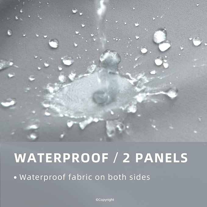 Waterproof Outdoor Curtain W84 x L84 - Image 2