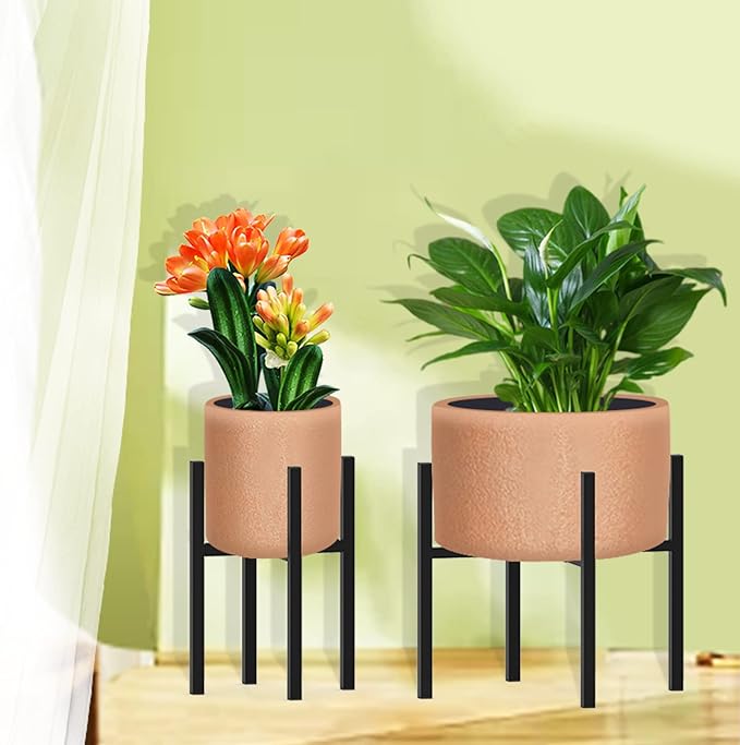 Plant Stand for 10"-16" Plant Pot Indoor Outdoor Corner, Adjustable Metal Heavy - Image 4
