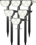 Solar Lights Outdoor Waterproof IP65, Solar Powered 76 LED 3 Lighting Modes by GKGG