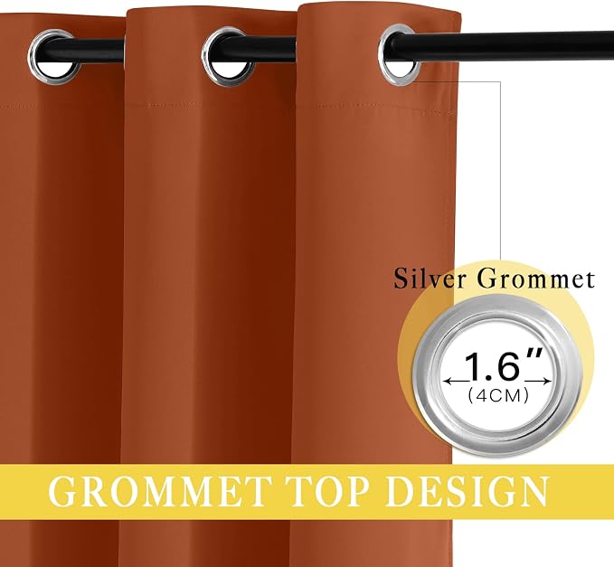 NICETOWN Blackout Curtains 120 inch Length - Image 5
