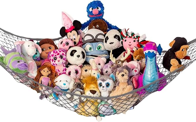 Lilly's Love Large Stuffed Animal Hammock | Corner Hanging Organizer, Stuffed by LillysLove