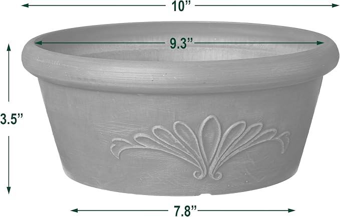 Arcadia Garden Products PSW TA25C Plastic/Stone/Wood Composite Bulb Pan – No - Image 4