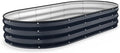 Kesfitt Raised Garden Bed, Oval Open-Bottom Design, 12-Inch Deep by Kesfitt