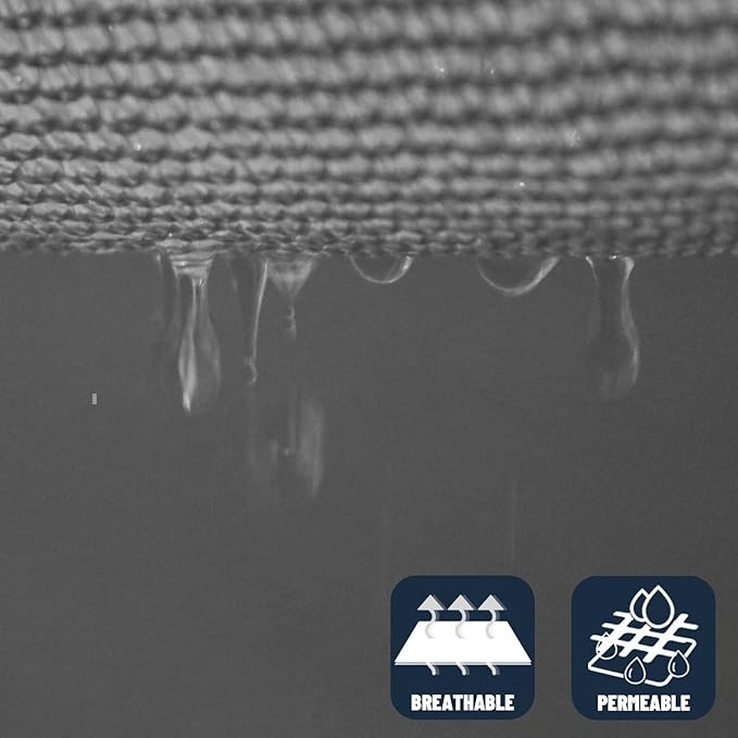 SUNNY GUARD Custom Size 16'x21' Rectangle Dark Grey UV Block Sunshade - Image 5