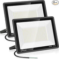 200W LED Flood Light 2 Pack, 22500lm Super Bright Security Lights, IP66 by XYCN
