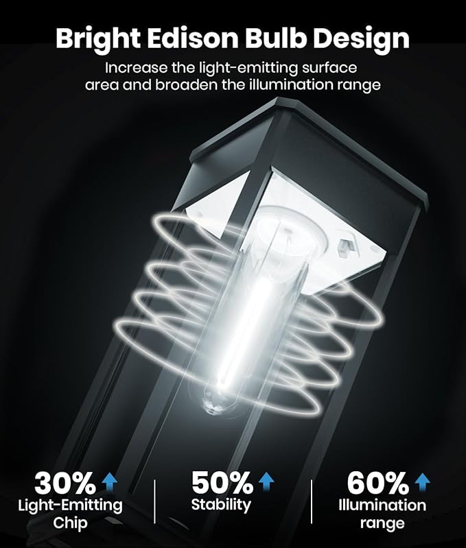 SUPER BRIGHT Solar Pathway Lights Outdoor, 8 Pack Solar Lights Outdoor - Image 5
