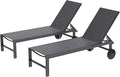 Shintenchi 2 PCS Outdoor Chaise Lounges Chair by Shintenchi